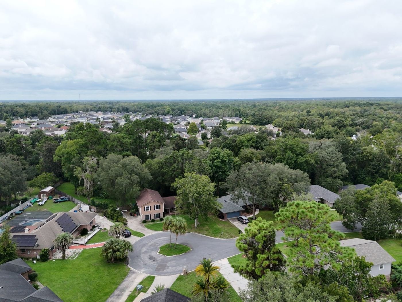 Northeast Florida residential scene