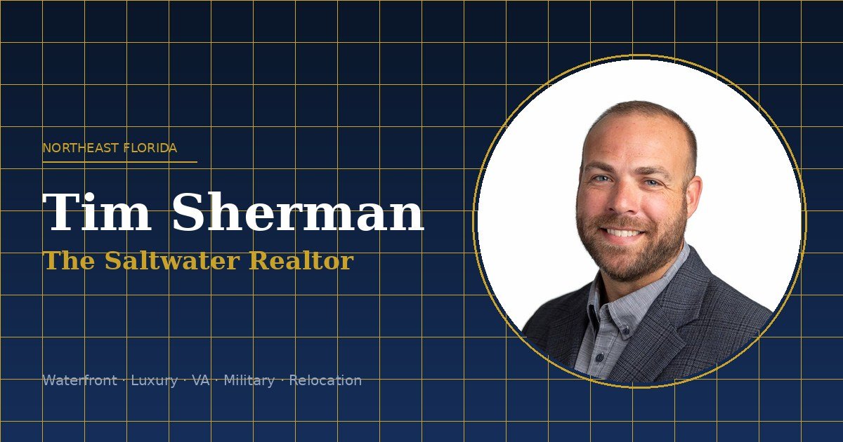 Tim Sherman | The Saltwater Realtor | Northeast Florida